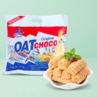মুচমুচে ও পুষ্টিকর ওটস স্ন্যাক্স Twinfish Oat Choco Cereal Snack Bar (Original Flavor - 400g / 40 Pieces)